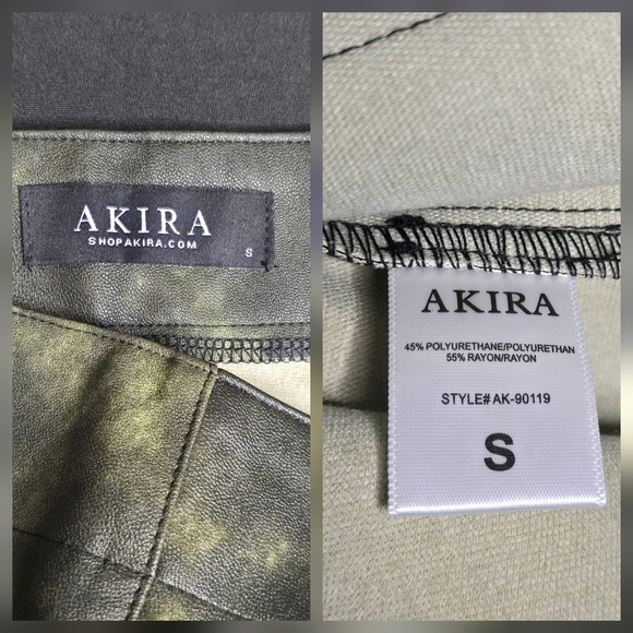 Phoebe Faux Leather Cargo Skirt - Picture 9 of 14